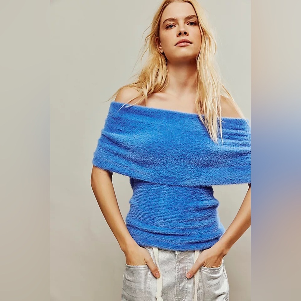 FP one free people Women's Soft Blue top size xs